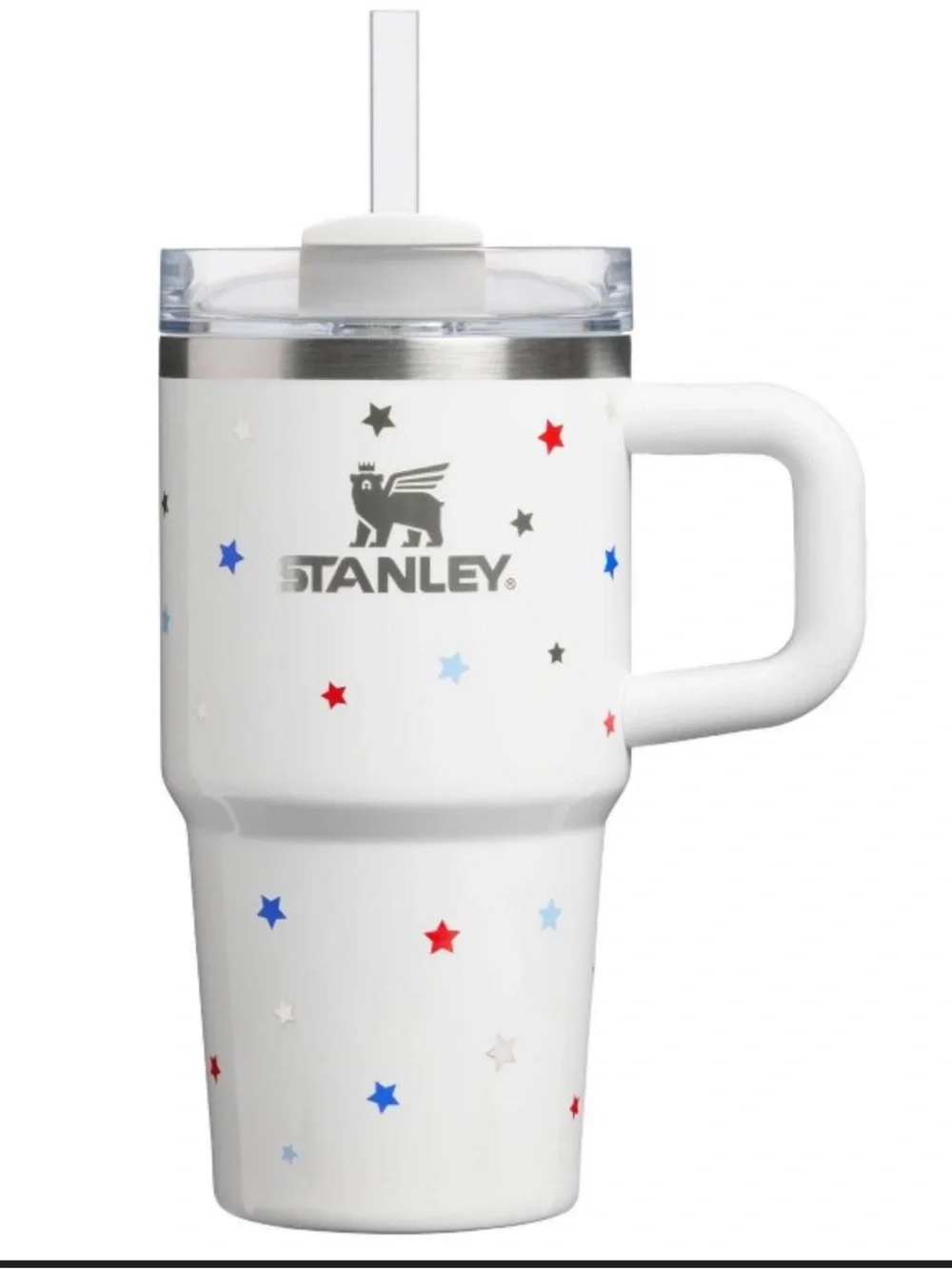 Stanley White with stars 20oz travel mug - Picture 1 of 7